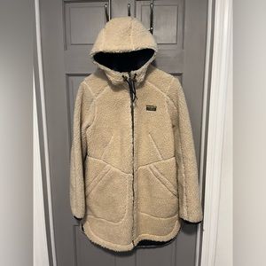 L.L. Bean Hooded Teddy Bear Coat